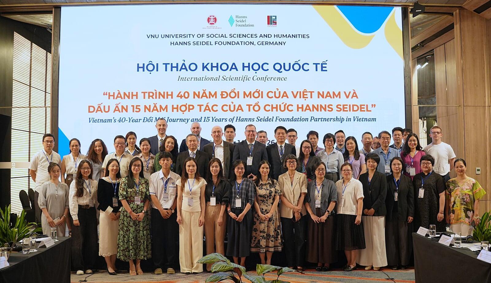 Hành trình chuyển mình của Việt Nam sau 40 năm Đổi mới và 15 năm đồng hành của Tổ chức Hanns Seidel tại Việt Nam