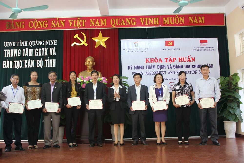 Khóa tập huấn Kỹ năng thẩm định và đánh giá chính sách tại Quảng Ninh