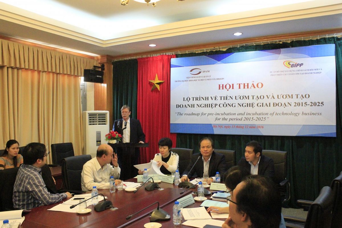 Hội thảo Khoa học “Lộ trình về tiền ươm tạo và ươm tạo doanh nghiệp công nghệ giai đoạn 2015-2025”